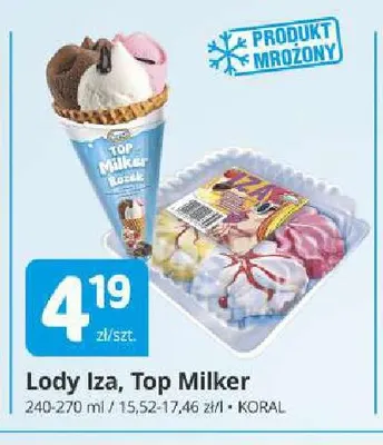 Lody Top Milker promocja w Marketvita