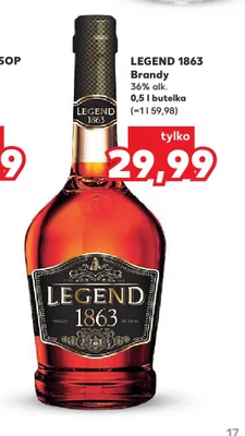 Brandy Legend 1863 promocja w Kaufland