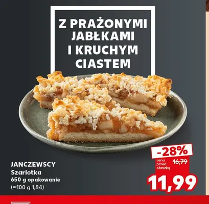 Szarlotka Janczewscy promocja w Kaufland