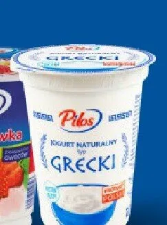 Jogurt naturalny typ grecki Pilos promocja w Lidl