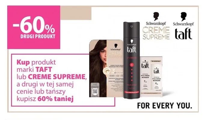 Farba do włosów Schwarzkopf Creme Supreme promocja w Hebe
