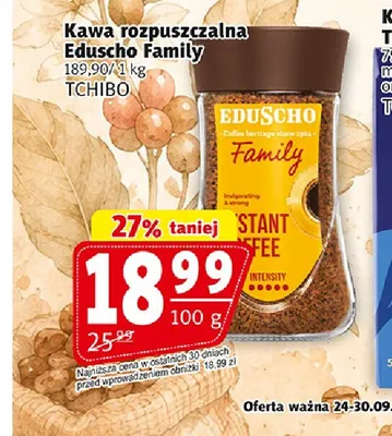 Kawa rozpuszczalna Eduscho Family promocja w Prim Market