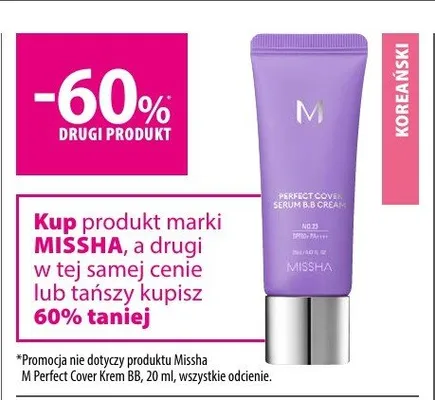 Krem BB MISSHA promocja w Hebe