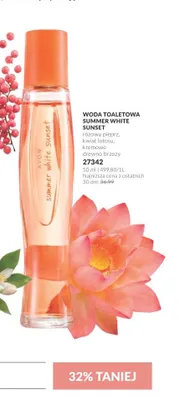 Woda toaletowa Summer White Sunset Avon promocja w AVON