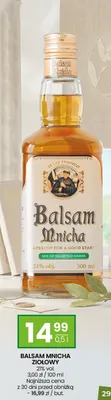 Likier Balsam Mnicha ziołowy promocja w Twój Market