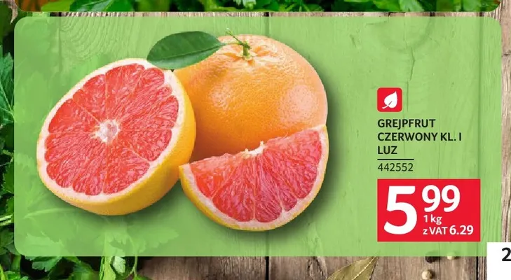 Grejpfruty czerwone promocja w Selgros