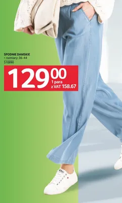 Spodnie damskie rozmiary 36-44 promocja w Selgros
