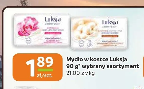 Mydło w kostce Luksja promocja w Gama