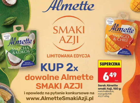 Serek twarogowy Almette Mango & Chili promocja w Biedronka