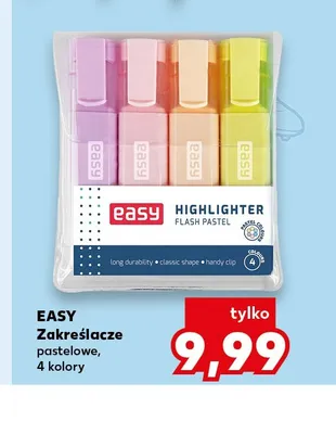 Zakreślacze pastelowe Easy promocja w BACK TO SCHOOL