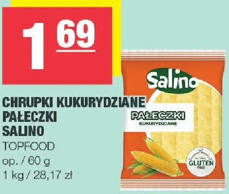 Chrupki kukurydziane paleczki promocja w SPAR
