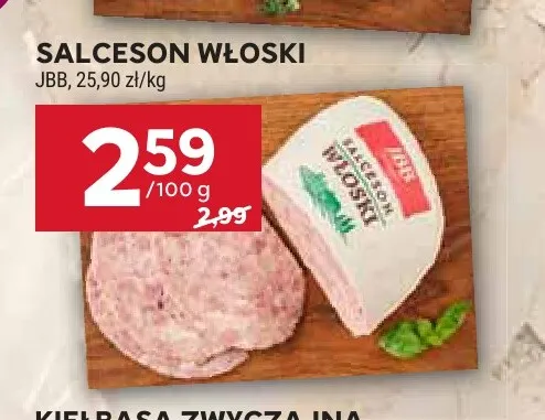 Salceson włoski JBB promocja w Stokrotka