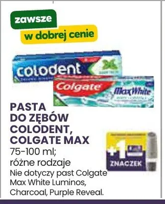 Pasta do zębów Colodent promocja w Stokrotka