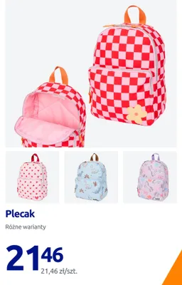 Plecak promocja w Action