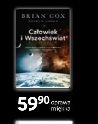 Książka Człowiek i Wszechświat Brian Cox Andrew Cohen promocja w Empik