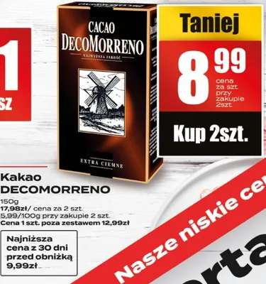 Kakao Decomorreno promocja w Supeco