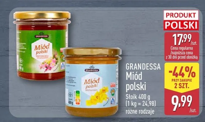 Miód polski promocja w Aldi