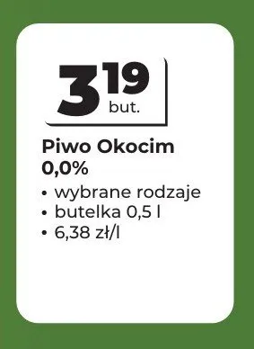 Piwo bezalkoholowe Okocim promocja w Odido