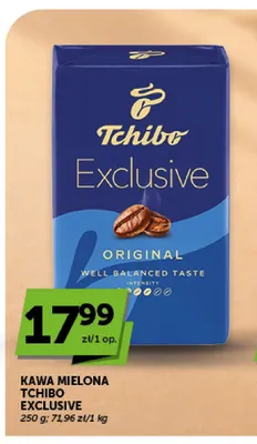 Kawa mielona Tchibo Exclusive promocja w Groszek