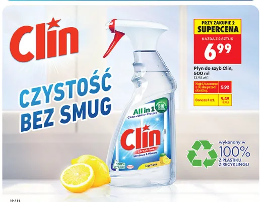 Płyn do szyb, 500 ml promocja w Biedronka