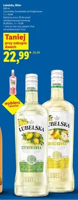 Likier Lubelska Grejpfrutowa promocja w Lidl