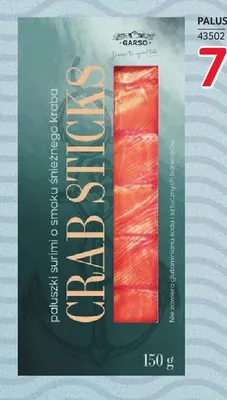 Paluszki surimi Garso promocja w Selgros