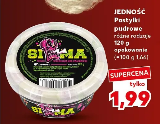 Pastylki pudrowe Jedność promocja w Kaufland