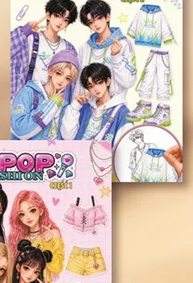 Książka K-Pop Fashion Część 2 promocja w Biedronka