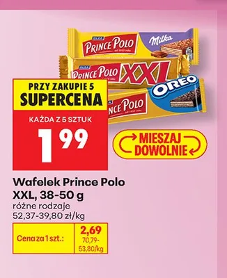 Wafelek Prince Polo Orzechowe XXL promocja w Biedronka