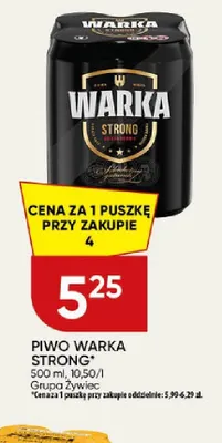 Piwo Warka Strong promocja w Chata Polska