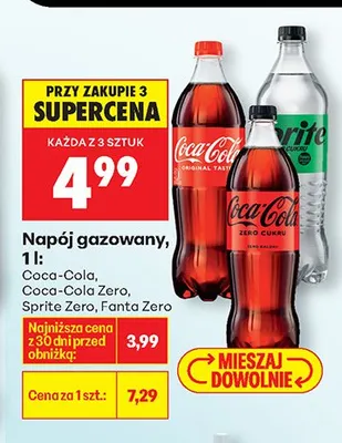 Napój gazowany Coca-Cola Original Taste promocja w Biedronka