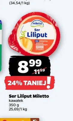Ser Liliput Miletto promocja w Netto
