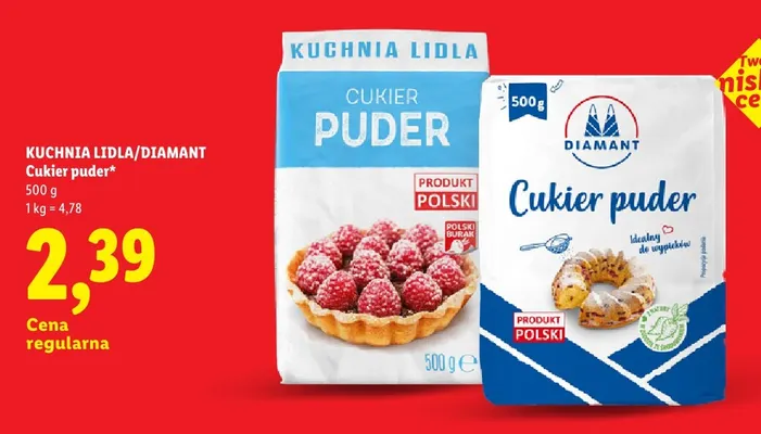 Cukier puder Kuchnia Lidla promocja w Lidl