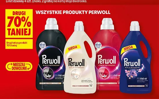 Produkty Perwoll promocja w Biedronka