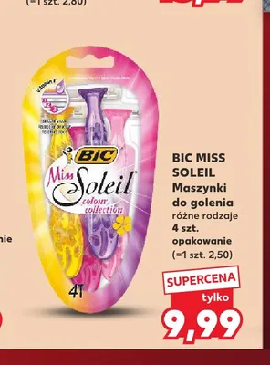 Maszynki do golenia BIC Miss Soleil promocja w Kaufland