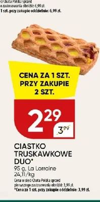 Ciastko truskawkowe Duo La Lorraine promocja w Chata Polska