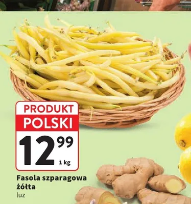 Fasola szparagowa żółta polska promocja w Intermarche