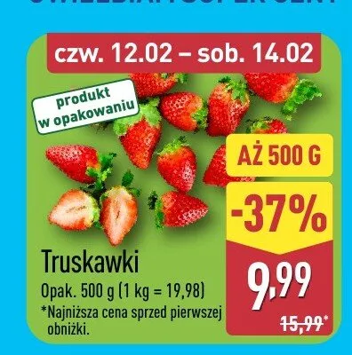 Truskawki promocja w Aldi