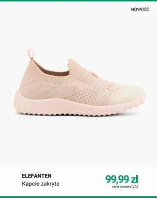 Kapcie zakryte Elefanten promocja w Deichmann