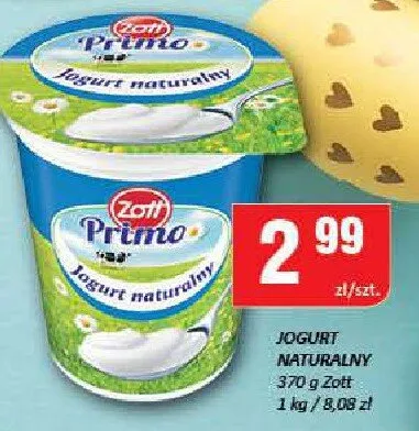 Jogurt naturalny promocja w Chorten