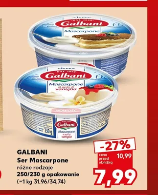 Ser Mascarpone Galbani promocja w Kaufland