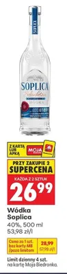 Wódka Soplica 40% promocja w Biedronka