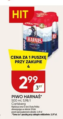 Piwo Harnaś promocja w Chata Polska