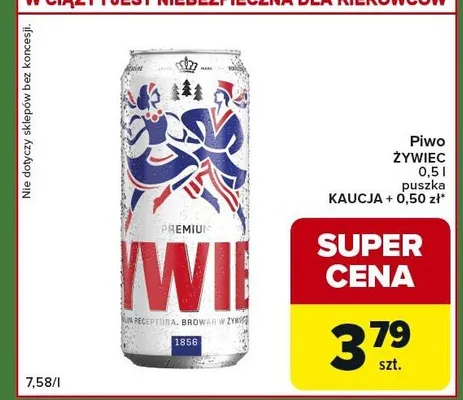 Piwo puszka promocja w Carrefour Express