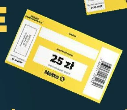 Bon towarowy Netto 25 zł promocja w Netto
