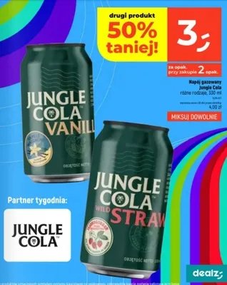 Napój gazowany Jungle Cola Vanilla promocja w Dealz
