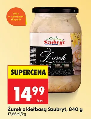 Żurek z kiełbasą promocja w Biedronka