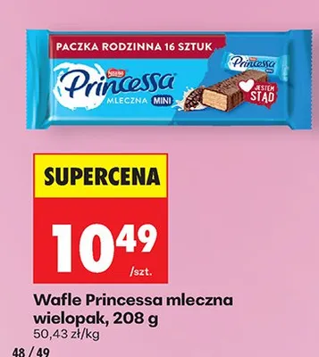 Wafle mleczna wielopak promocja w Biedronka