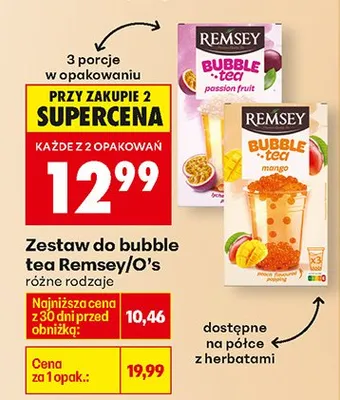 Zestaw do bubble tea passion fruit promocja w Biedronka