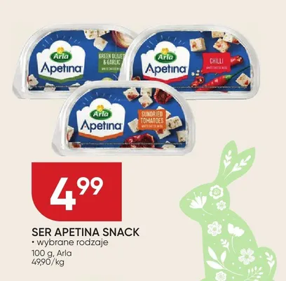 Ser Apetina Snack wybrane rodzaje promocja w Chata Polska